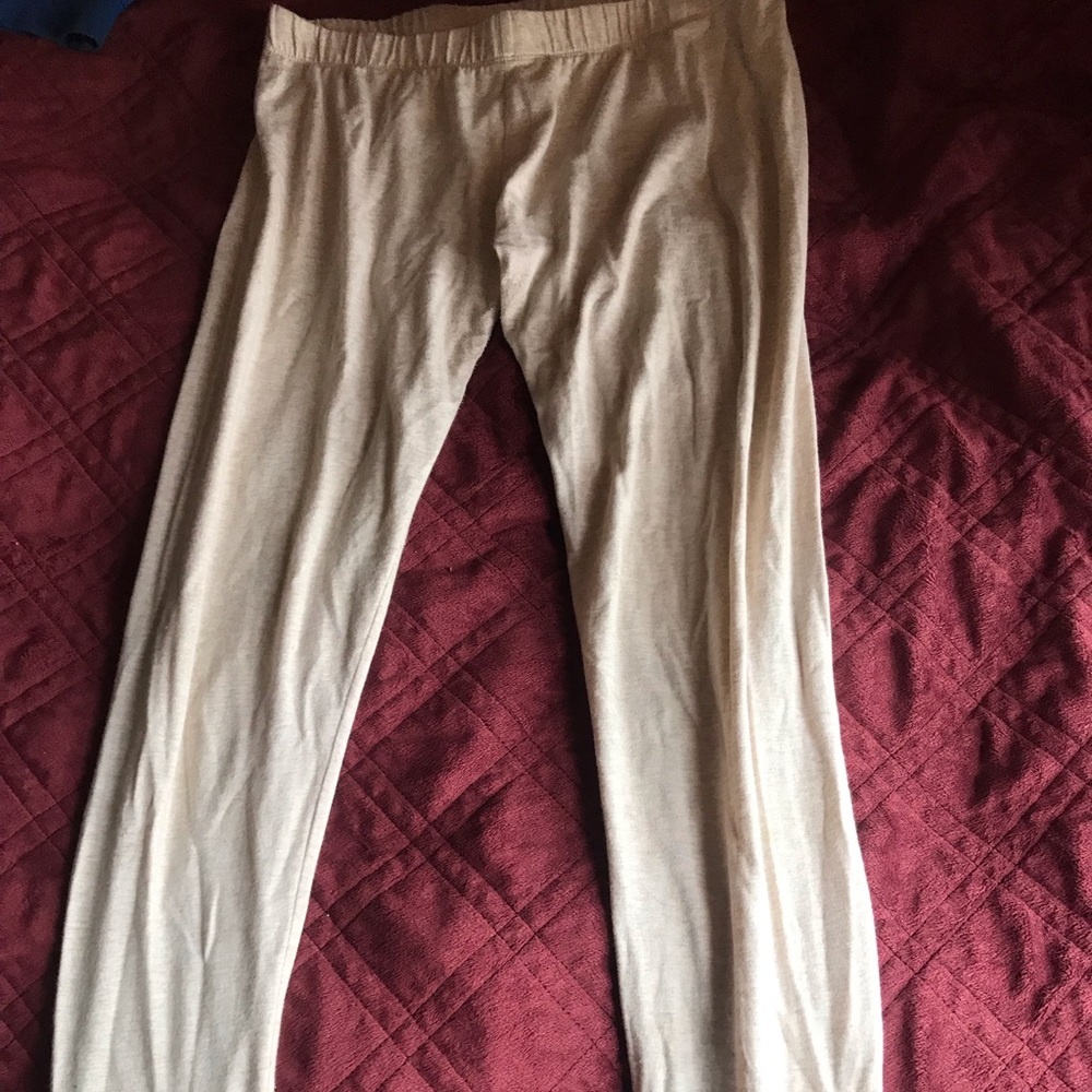 cream leggings
